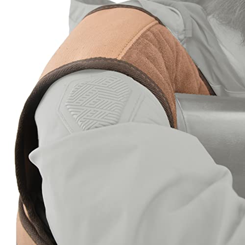 Wayne's Dog Adjustable Rifle Shotgun Field Shield Shoulder Protector Recoil Pad, Leather Shirt Vest For Shooting (Brown) #TOP5