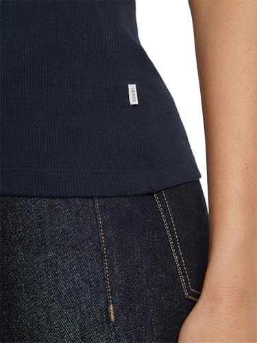 Débardeur côtelé Guess Jeans pour un look estival élégant en terrasse - 5
