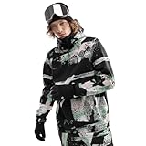 SIROKO - Giacca da Snowboard W1 Crest - L - Multicolore/Nero