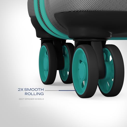 Image of Safari Cabin Insignia 8 Wheels 55cm Size Trolley Bag, TSA Lock, Hard Case Polycarbonate, 360º Wheeling Carry-on Luggage, Travel Bag, Suitcase for Travel, Trolley Bags for Travel, Gun Metal