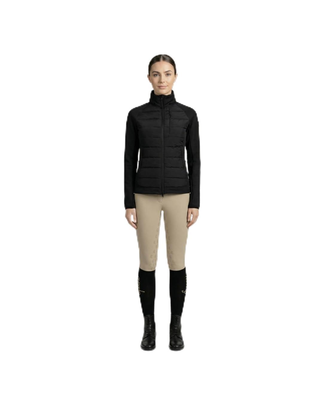 Equiva Reithose Orlando Full Grip, Damen Reithose mit Silikon-Vollbesatz, 4-Wege-Stretch, Highrise-Bund und Beintasche