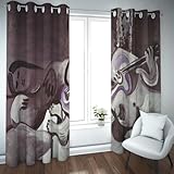 ADAPTÉ À TOUTES LES INSTALLATIONS : Ces rideaux conviennent aux chambres, salons, salles de bain, cuisines et bureaux, assurant la confidentialité. Idéaux pour bloquer la lumière, réduire l’éblouissement ou offrir un moment de repos