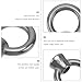 Garneck 10pcs M6 Stainless Steel 304 Lifting Eye Nuts Ring Shaped Threaded Eyelets for Industrial Rigging and Heavy Duty Lifting Applications