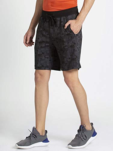 Image of Jockey AM14 Men Super Combed Cotton Rich Straight Fit Shorts with Zipper Pockets