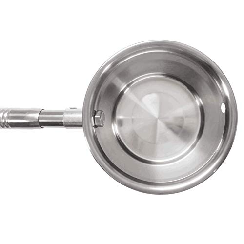 Yjingrui Telescopic Water Sampler Stainless Steel Pendulum Beaker Sampler Ladle 600 Ml Water Sampling Pole Sampler Rod (0.6M?1.33M) #TOP3