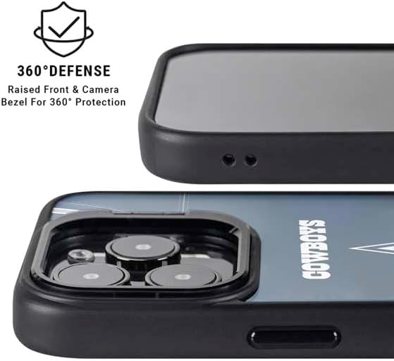 Skinit Kickstand Phone Case Compatible with iPhone 16 Pro Max - Officially Licensed NFL Dallas Cowboys Team Jersey Design