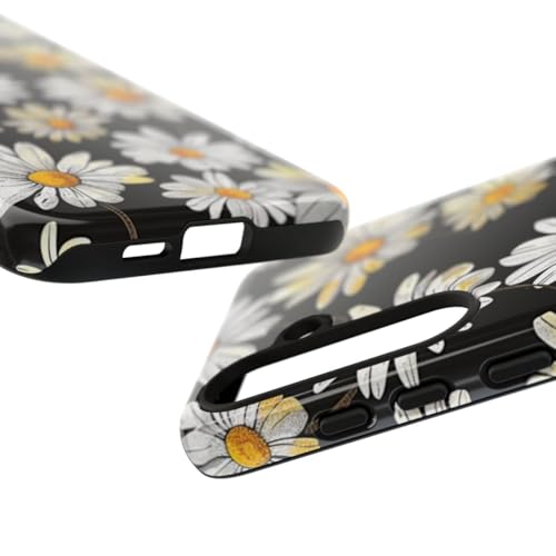 Coque Samsung S24 Plus fleur blanche rigide brillante antichoc - 3