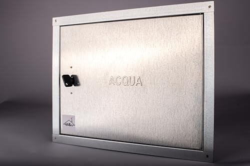 UTILFER Sportello in Acciaio Zincato per Contatore Acqua 45 x