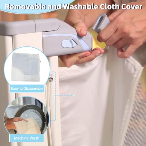 Letmudla Bed Rail For Toddlers, 74.8'' Easy To Assemble Toddler Bed Rail Sturdy Bed Rail, Height Adjustable Toddler Bed Rails No Gap, Bed Guard For Twin Double Full Size Queen & King Bed (Pack Of 1) #TOP6