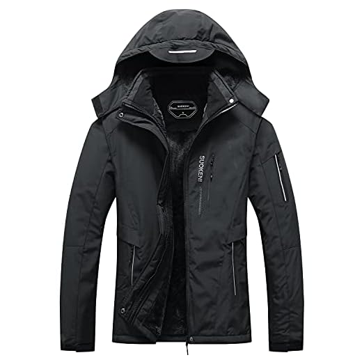 Women's Waterproof Ski Jacket Warm Winter Snow Coat Hooded Raincoat Medium