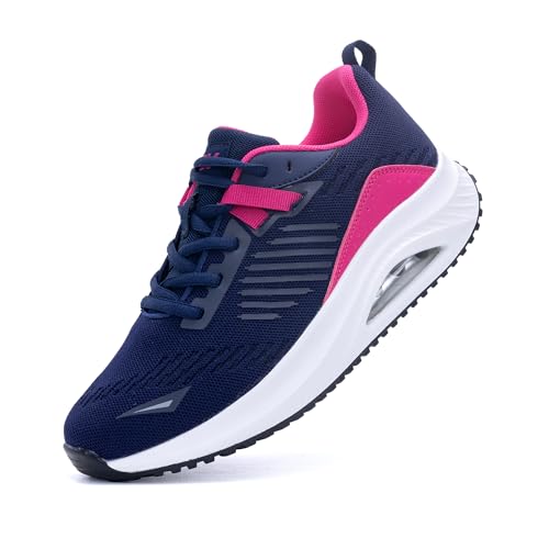 Image of Gyeice Women's Walking Shoes Arch Support Orthotic Breathable Tennis Sneakers for Plantar Fasciitis Pain Relief US 5.5-11