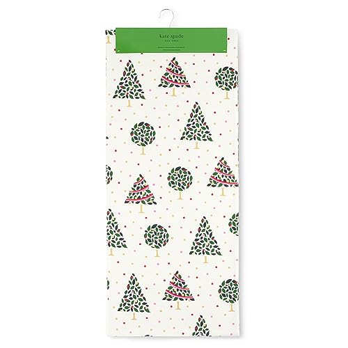 kate-spade-new-york-Holiday-Confetti-Acrobat-Plaid-Reversible-Holiday-Table-Runner-100-Cotton-with-Metallic-Print-Machine-Washable-CreamGreen-15×72 kate spade new york Holiday Confetti Acrobat Plaid Reversible Holiday Table Runner 100 Cotton with Metallic Print Machine Washable CreamGreen 15×72