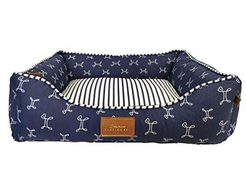 Cama Fábrica Pet para Cães, Médio, Azul