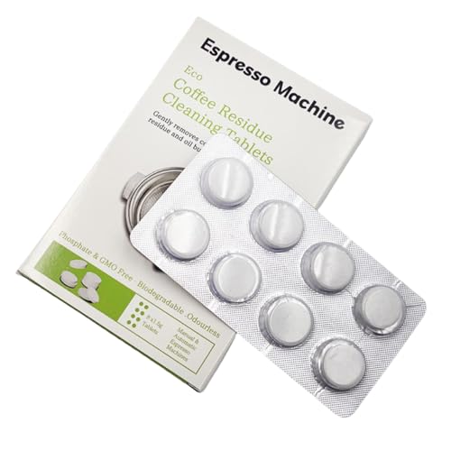 La mejor selección de Limpiadores para molinillos de café favoritos de las personas. 40 Descalcificador máquina de café, Pastillas Limpiadoras, 8 Tabletas Desincrustantes De Residuos De Café, Tableta Para El Mantenimiento Y Limpieza De Molinillos Y Cafeteras En La...