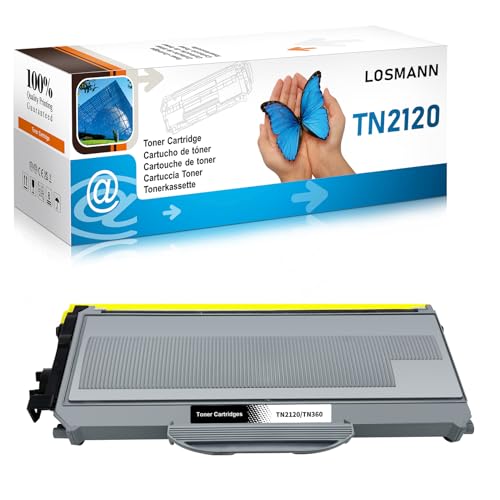 LOSMANN 1x Cartuchos de tóner Compatible para Brother TN 2120 TN2120 para Brother DCP 7030 DCP 7040 DCP 7045N HL 2140 HL 2150N HL 2170 HL 2170W MFC 7320 MFC 7340 MFC 7440N MFC 7840W