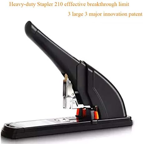 Miniatura 3 de CGOLDENWALL Grapadora de alta resistencia, pistola de grapas manual de escritorio, proveedor de oficina, capa gruesa que ahorra esfuerzo, capacidad