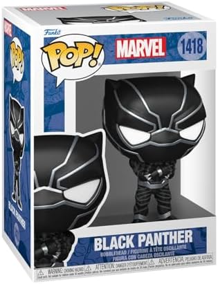 Funko Pop! Marvel: Black Panther - Marvel Comics - Collectable Vinyl Figure - Gift Idea - Official Merchandise - for Kids & Adults - Comic Books Fans - Model Figure for Collectors
