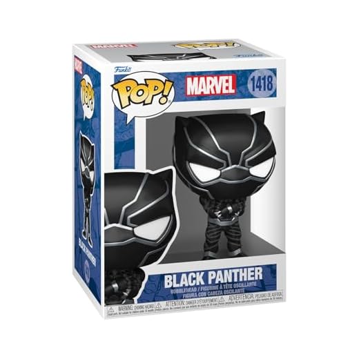 Funko Pop! Marvel: Marvel NC - Black Panther - Marvel Comics - Cómics Marvel - Figura de Vinilo Coleccionable - Idea de Regalo- Mercancia Oficial - Juguetes para Niños y Adultos - Comic Books Fans