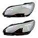 Front Headlight Lens Shell Compatible For Peugeot 4008 5008 2017 2018 2019 Xenon/Halogen Transparent Headlamp Cover Lampshade(Left style 2)