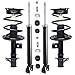 Detroit Axle [172393, 172392] Front Loaded Strut Assembly Set, Rear Shock Absorbers, 45659 for 2007-2012 Nissan Altima [4pc Set, Compelet Struts]