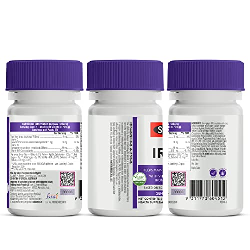 Swisse Iron Supplement with Vitamin C & Vitamin B12 (30 Tablets) — Iron Supplements - image 5
