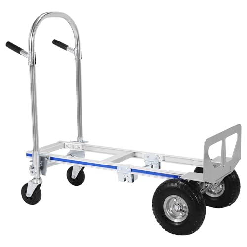 Carretilla plegable 2 en 1 capacidad 800 lb aluminio miniatura 1