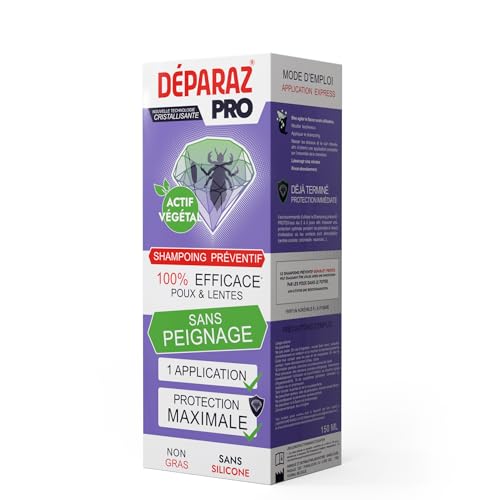 DEPARAZ-POUX® SHAMPOING PREVENTIF 72 h 96% Naturel