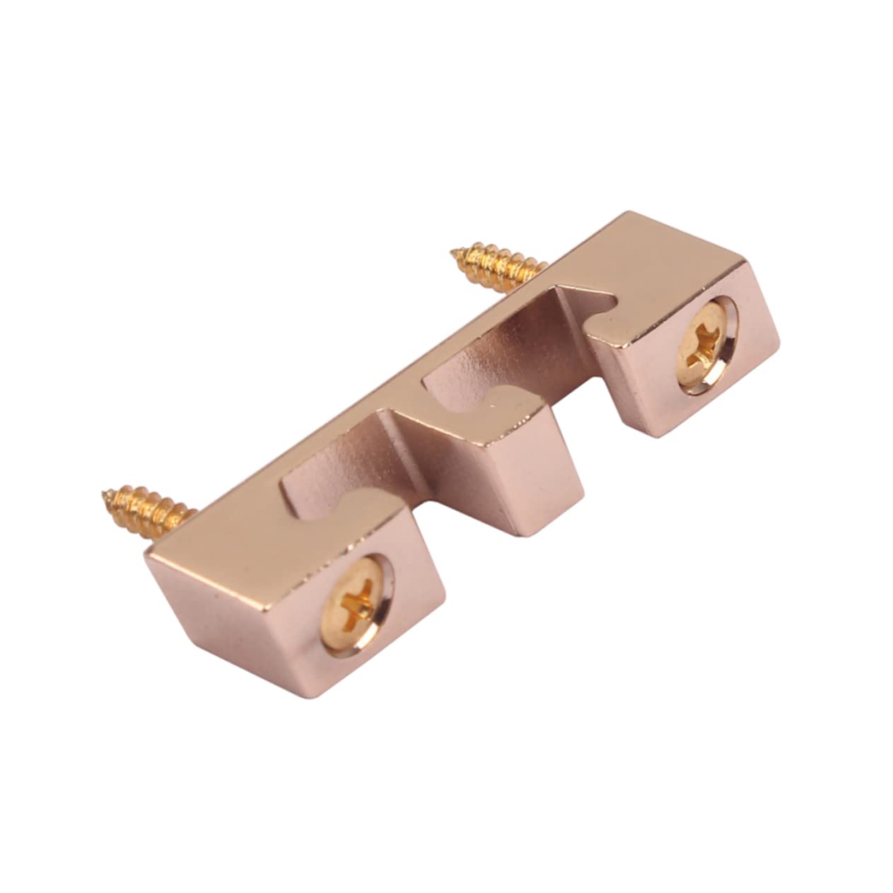 HEMOTON Zinc Alloy 3-string Bass Guitar Hardware String Retainer Bar for Bass Guitar Accessory