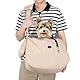 Ownpets Hundetragetasche, Große Hundetasche bis 11kg, Tragetuch Hund, wendbare und freihändige Hundetasche mit verstellbarem Gurt und Schulterpolster für Outdoor