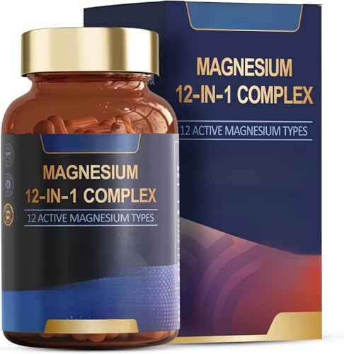 Magnesium Complex 12 in 1 Magnesium Supplement Muscle Heart Support Vegan