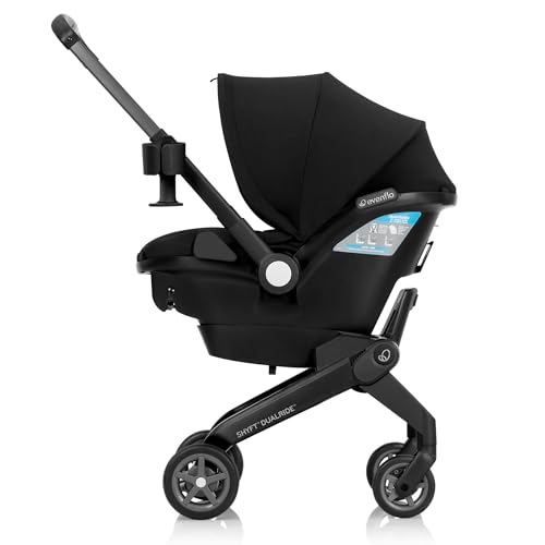 Shyft DualRide Infant Car Seat and Stroller Combo (Beaufort Black)