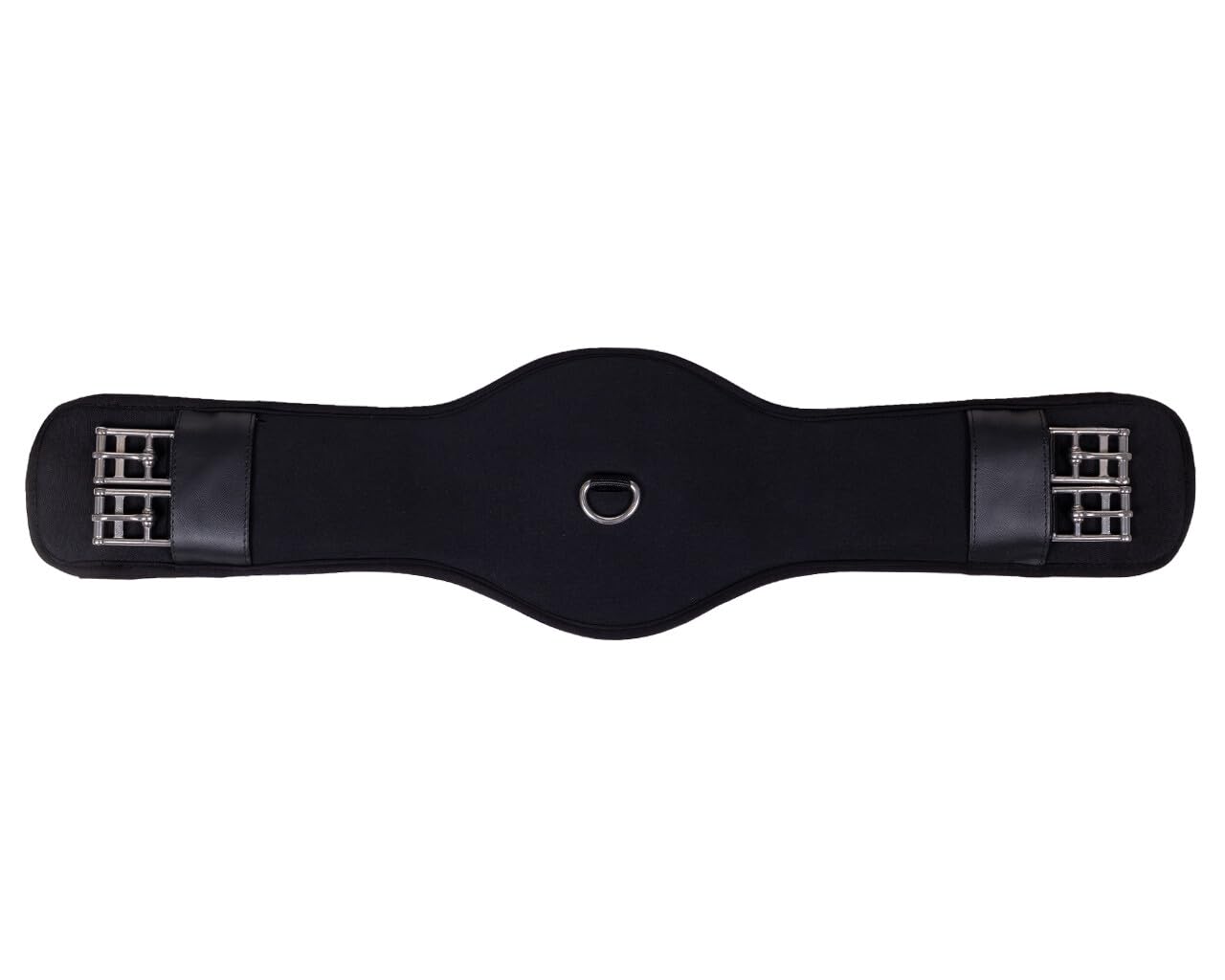 QHP Sattelgurt Dressurgurt Memory superweich schwarz