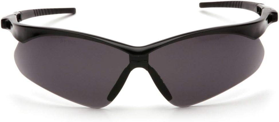 (12 Pair) Pyramex PMXTREME Glasses Black Frame/Gray Lens with Black Cord (SB6320SP)