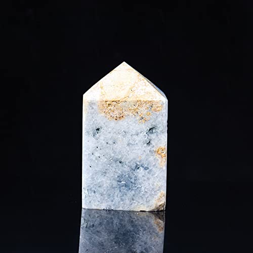 Geoda de celestita azul para decoración del hogar y meditación 5
