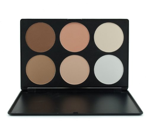 EUBUY Pro 6 Colors Face Powder Camouflage Makeup Blender Cosmetic Contour Blush Palette