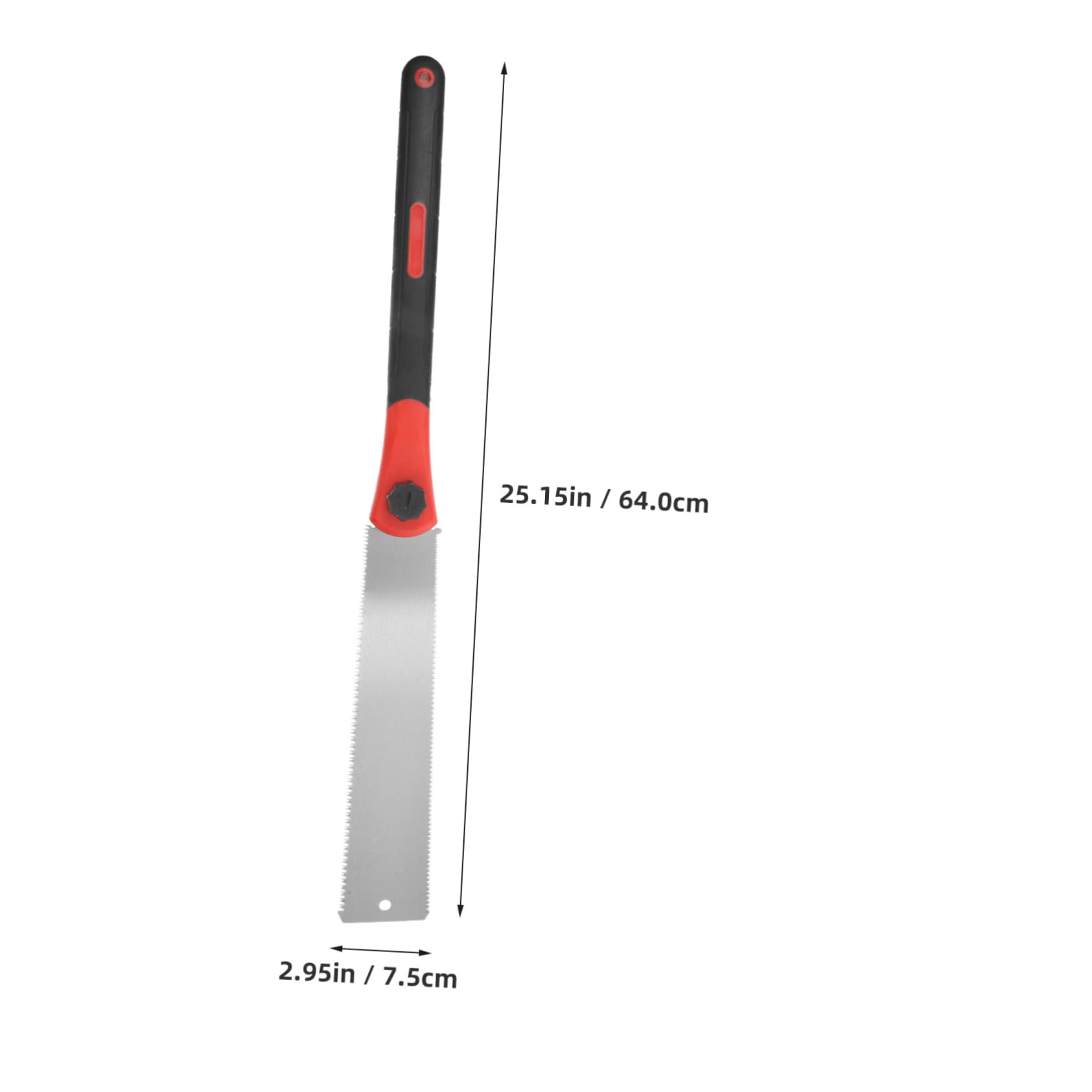 Operitacx Seghetto a Mano Bifacciale per Legno, Denti Fini, Taglio di Precisione, Struttura Robusta, per Lavorazioni e Campeggio