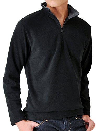 フリースを着た男性