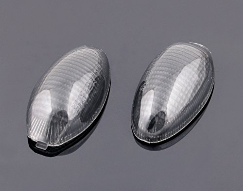 Areyourshop Front Turn Signals Lens For Ducati Monster 2001-2005 Smoke, without Bulbs