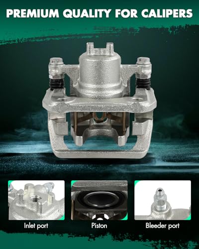 Image of SCITOO 19B2911A 19B2910A Rear Left & Right Disc Brake Calipers Assembly w /Bracket for Acura for RDX 2007-2012,for Honda for Accord Crosstour 2010-2011,for Honda for CR-V 2007-2011
