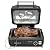 OLIXIS Electric Grill Outdoor/Indoor, 8-in-1 Multifunctional Large Electric BBQ Grill for Air Fry, Bake, Roast, Steak, Broil and Dehydrate, Safe Non-Stick Coating, Fry Basket Included