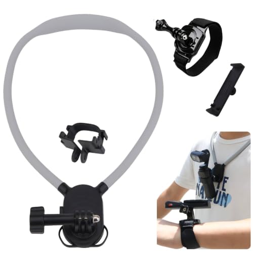 Soporte de cuello para Insta360 Luna Ultra que soluciona tomas inestables
