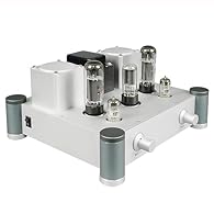 【Hi-fi music】The fever-grade single-ended amplifier is real, transparent, full, and elegant, with more layers of details to restore high-fidelity music. 【2-stage design】The first stage has two 6N2 electronic tubes, which have a flexible sound and ric...