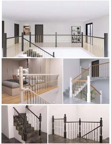 Balaustres de escalera orientables que solucionan la inclinación en barandillas 6