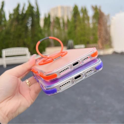 Coque iPhone 16 Pro Max blanche givrée avec support et charge sans fil - 2