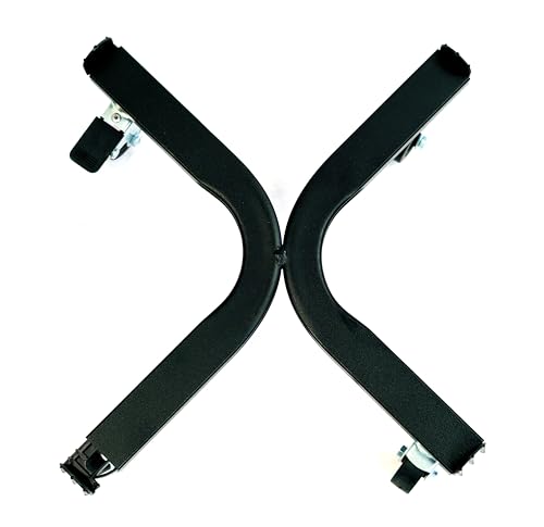 Tecnokit: Carrello portapiante, Varie Dimensioni, con Ruote industriali Ø 5 cm, Struttura in Acciaio, Adatto per Interni ed Esterni, Giardinaggio. (Ø cm 25, Nero) - immagine 3