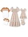 PATPAT Family Matching Outfits Mommy and Me Matching Easter Shirts Short Sleeve Round Neck T Shirts for Couples Summer Casual Vacation Photoshoot Sets Apricot Floral Men M