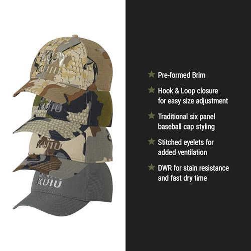 KUIU Kids Icon Trucker Hat – Camo & Solid Colors, Cordura Front, Mesh Back, Snapback Cap (Ages 3–7)3