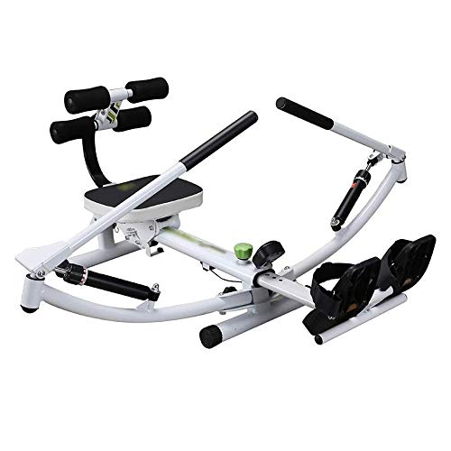 Image of Rowing Machine Multifunctional Silent Folding Hydraulic Rowing Machine 12-Speed Resistance Adjustment Cardio for Home Gym