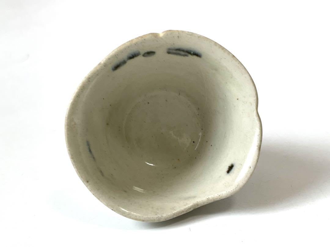 初期伊万里　古伊万里　古美術　アンティーク　花器　酒器 古伊万里染付花文振出 御神酒徳利 時代箱 | 古美術ささき