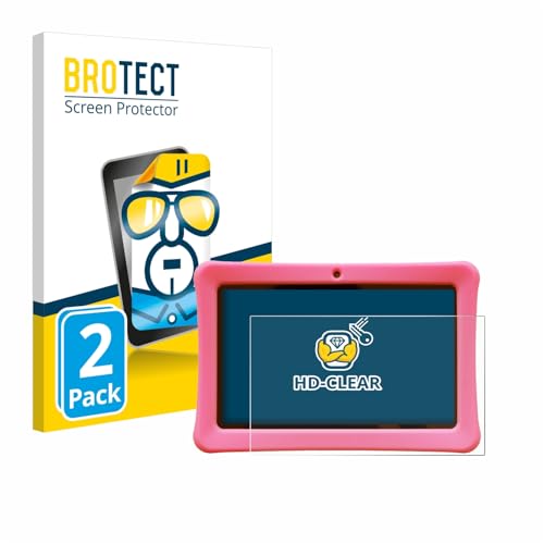 BROTECT Protector Pantalla para Contixo Kids 7' Tablet Protector Transparente (2 Unidades)...